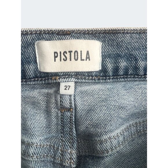 Pistola Monroe Crop High Rise Cigarette Crop in Notting Hill Vintage Size 27 - Picture 5 of 16
